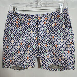 ST33LE Shorts Mens Size 28 Geometric 6" Inseam Stretch 5-Pocket